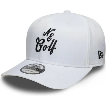 Gorra curva blanca snapback 9SEVENTY Stretch Snap Technical Golf de New Era