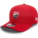 cap-zaoblena-red-snapback-9seventy-stretch-snap-core-ducati-motor-motogp-new-era