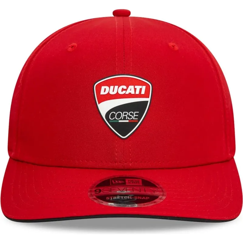 cap-zaoblena-red-snapback-9seventy-stretch-snap-core-ducati-motor-motogp-new-era cap-zaoblena-red-snapback-9seventy-stretch-snap-core-ducati-motor-motogp-new-era