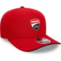 cap-zaoblena-red-snapback-9seventy-stretch-snap-core-ducati-motor-motogp-new-era