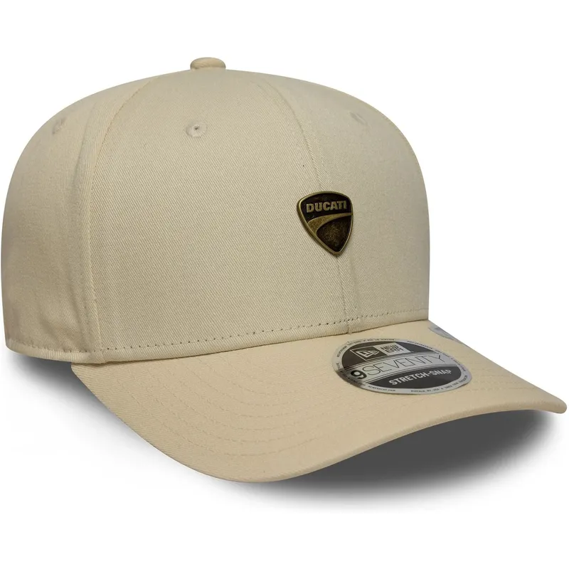 cepice-zaoblena-bezova-snapback-9seventy-stretch-snap-seasonal-ducati-motor-motogp-new-era