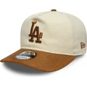cepice-zaoblena-hneda-nastavitelny-pasek-9fifty-a-frame-suede-visor-los-angeles-dodgers-mlb-new-era