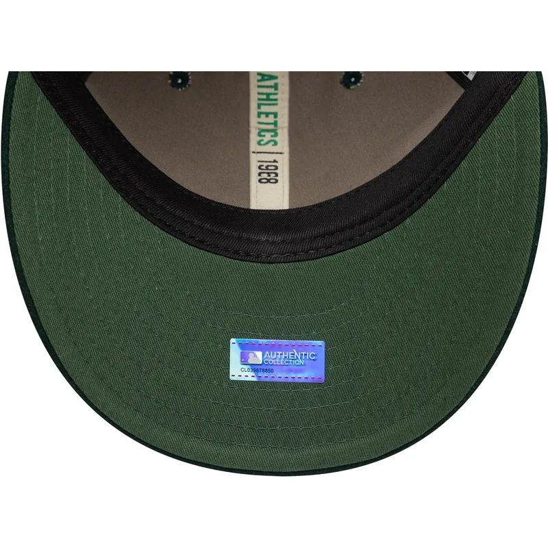 cepice-zaoblena-zelena-nastavitelny-9fifty-retro-crown-heritage-series-oakland-athletics-mlb-new-era