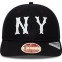 gorra-curva-negra-ajustable-9fifty-retro-crown-heritage-series-de-new-york-highlanders-mlb-de-new-era