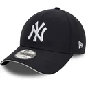 new-era-curved-brim-9forty-microfibre-new-york-yankees-mlb-navy-blue-adjustable-cap