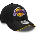 cepice-zaoblena-cerna-nastavitelny-9forty-microfibre-los-angeles-lakers-nba-new-era
