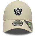 cap-zaoblena-beige-adjustable-strap-9forty-recycled-midi-las-vegas-raiders-nfl-new-era
