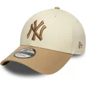 cepice-zaoblena-bezova-nastavitelny-9forty-colour-block-new-york-yankees-mlb-new-era