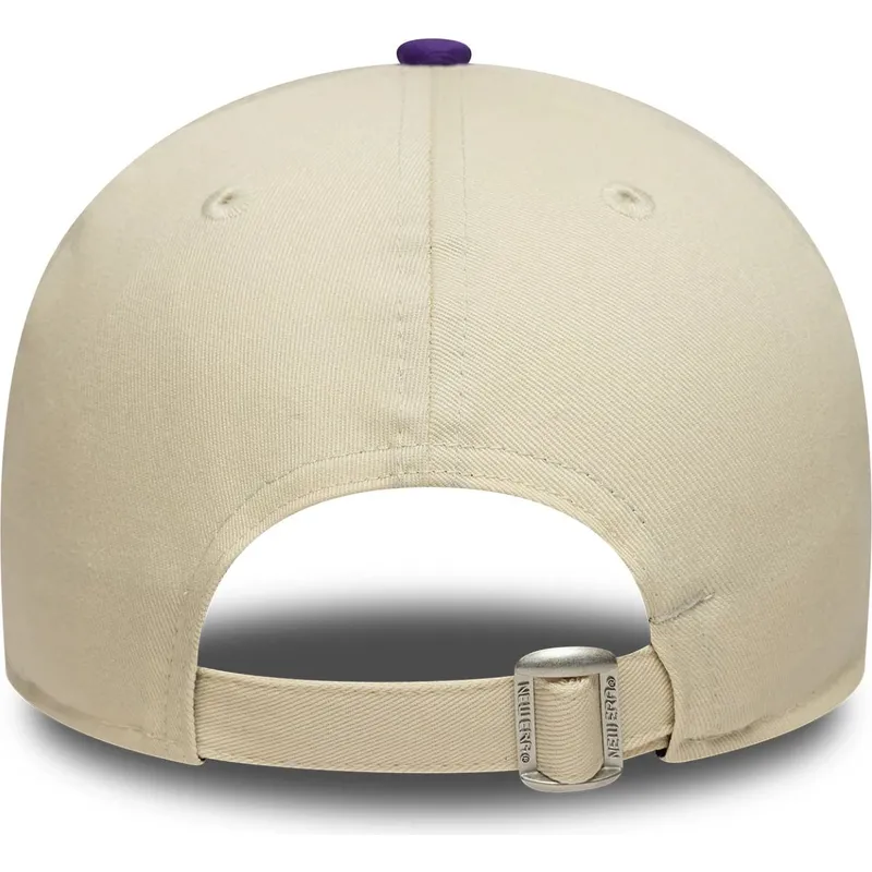 cepice-zaoblena-bezova-nastavitelny-9forty-colour-block-los-angeles-lakers-nba-new-era