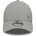 new-era-curved-brim-grey-logo-9forty-mesh-flawless-new-york-yankees-mlb-grey-snapback-cap