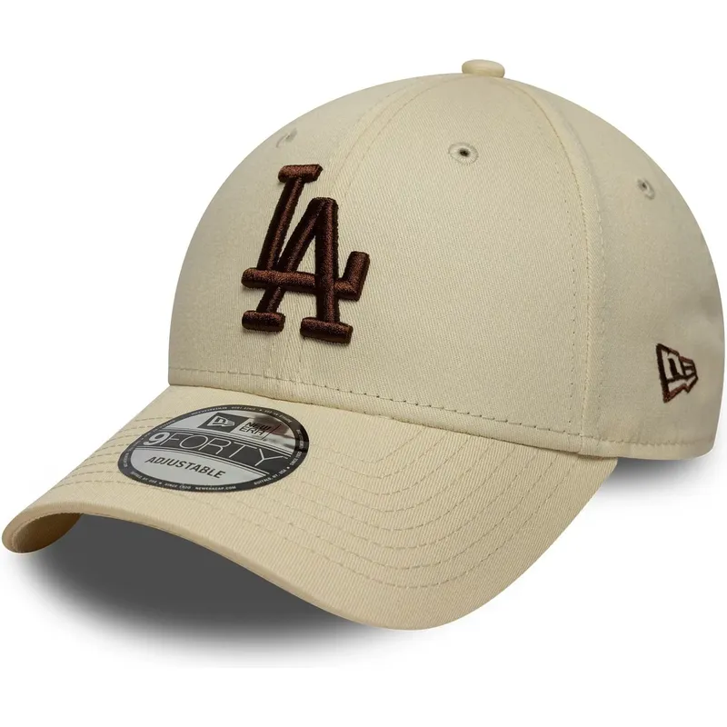 cepice-zaoblena-bezova-nastavitelny-9forty-league-essential-los-angeles-dodgers-mlb-new-era
