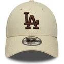 cepice-zaoblena-bezova-nastavitelny-9forty-league-essential-los-angeles-dodgers-mlb-new-era