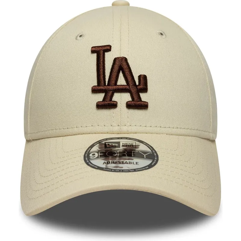 cepice-zaoblena-bezova-nastavitelny-9forty-league-essential-los-angeles-dodgers-mlb-new-era