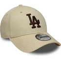 cepice-zaoblena-bezova-nastavitelny-9forty-league-essential-los-angeles-dodgers-mlb-new-era