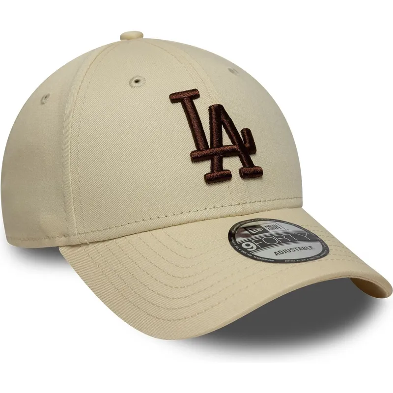 cepice-zaoblena-bezova-nastavitelny-9forty-league-essential-los-angeles-dodgers-mlb-new-era