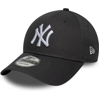 Čepice zaoblená šedá nastavitelný 9FORTY League Essential New York Yankees MLB New Era