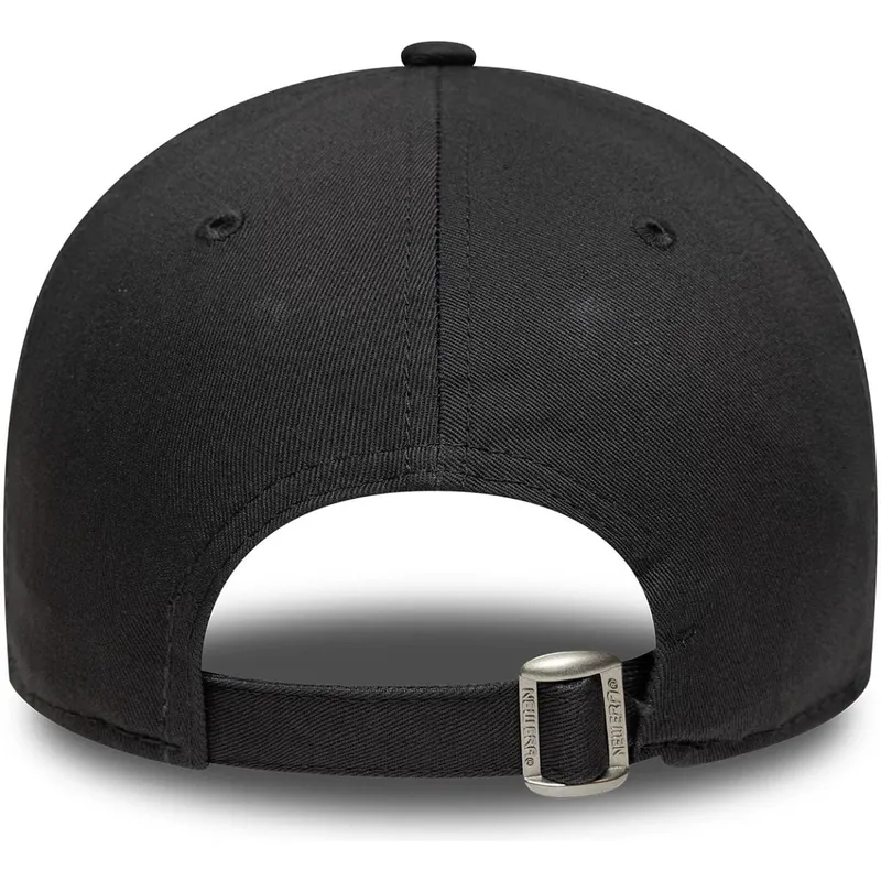 new-era-curved-brim-9forty-league-essential-new-york-yankees-mlb-grey-adjustable-cap