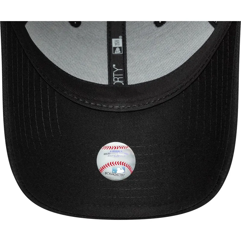 schwarze-verstellbare-curved-cap-9forty-camo-infill-der-new-york-yankees-mlb-von-new-era