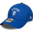 blaue-verstellbare-curved-cap-9forty-seasonal-von-manchester-united-football-club-premier-league-von-new-era