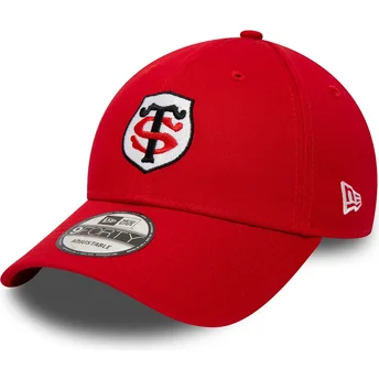 Čepice zaoblená červená nastavitelný 9FORTY Core Stade Toulousain Top 14 New Era
