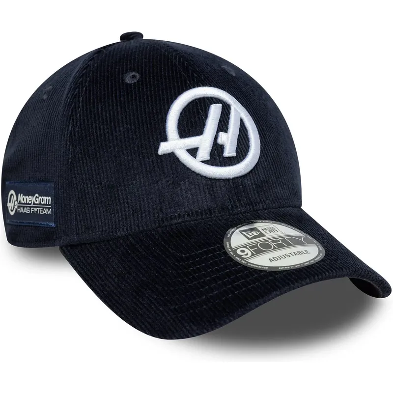 cap-zaoblena-navy-blue-adjustable-strap-9forty-cord-haas-f1-team-formula-1-new-era