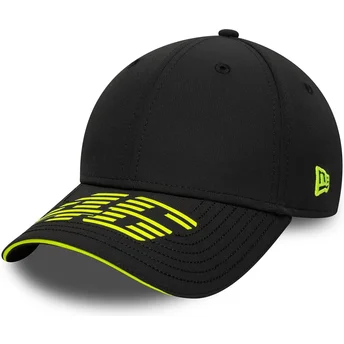 Cap zaoblená black adjustable strap 9FORTY Recycled Stripe Valentino Rossi VR46 MotoGP New Era