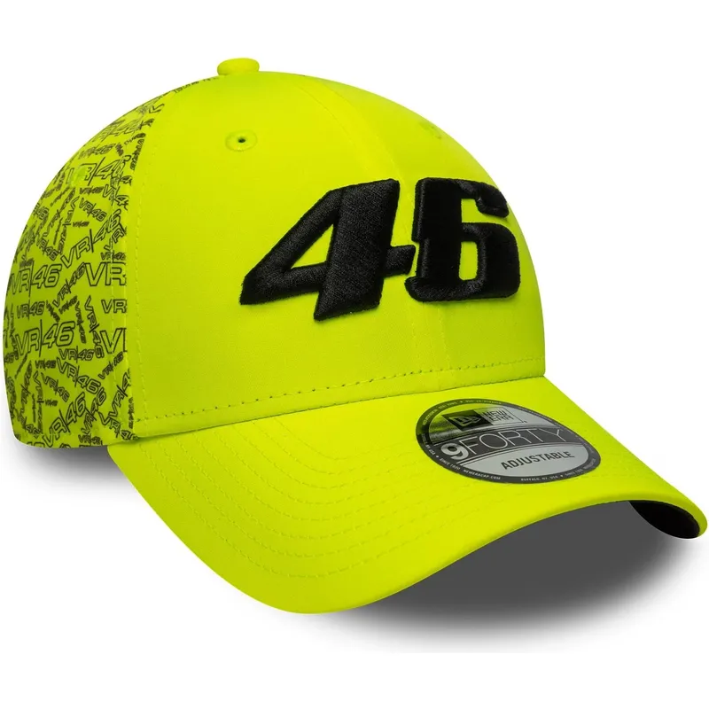 gul-bojd-justerbar-keps-9forty-all-over-print-fran-valentino-rossi-vr46-motogp-av-new-era