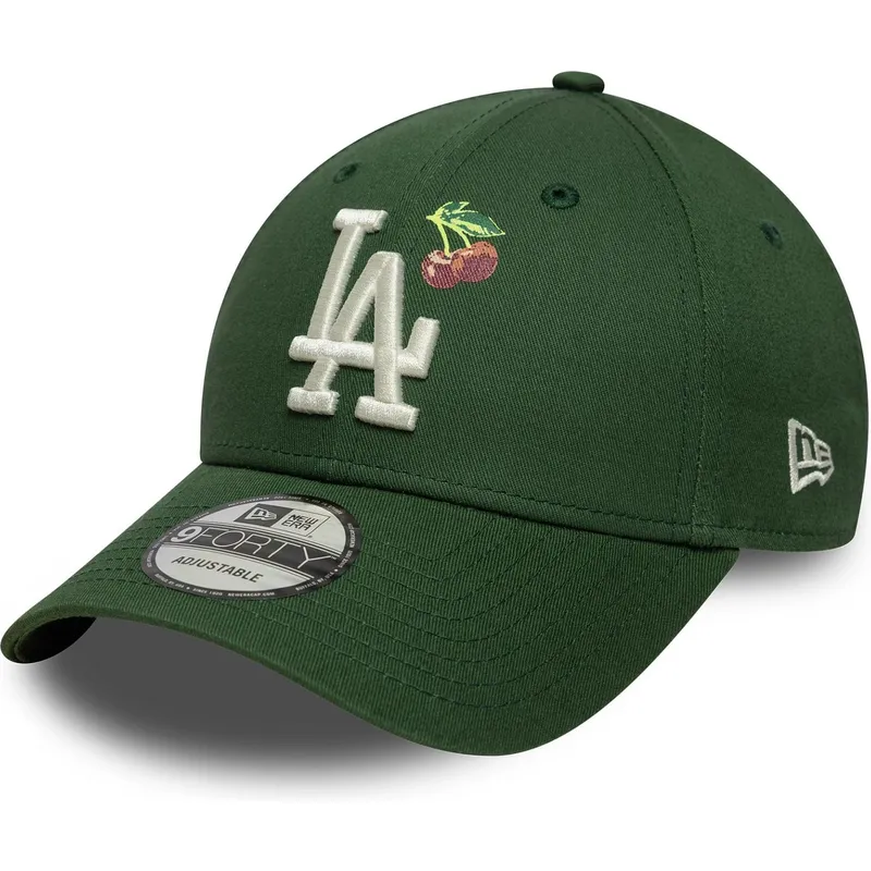 cepice-zaoblena-zelena-nastavitelny-9forty-fruit-icon-los-angeles-dodgers-mlb-new-era