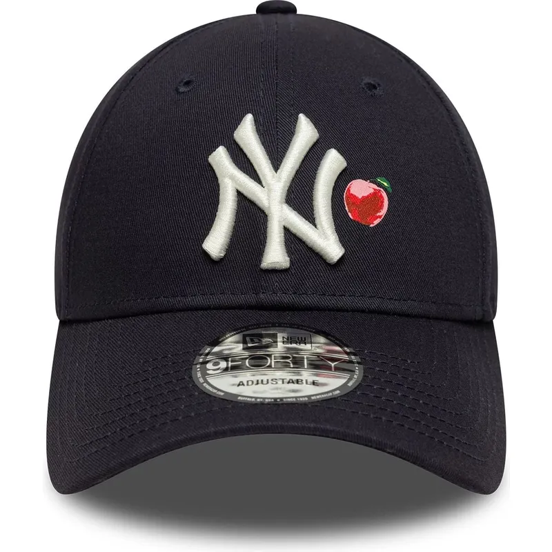 cap-zaoblena-navy-blue-adjustable-strap-9forty-fruit-icon-new-york-yankees-mlb-new-era