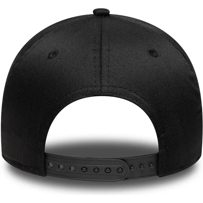 svart-bojd-keps-snapback-9forty-e-frame-metallic-los-angeles-lakers-nba-fran-new-era