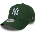 gron-kurvad-keps-snapback-9forty-e-frame-league-essential-fran-new-york-yankees-mlb-av-new-era