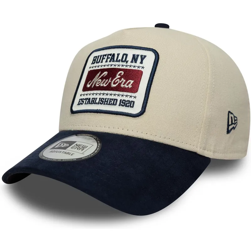 cap-zaoblena-beige-adjustable-strap-e-frame-new-era