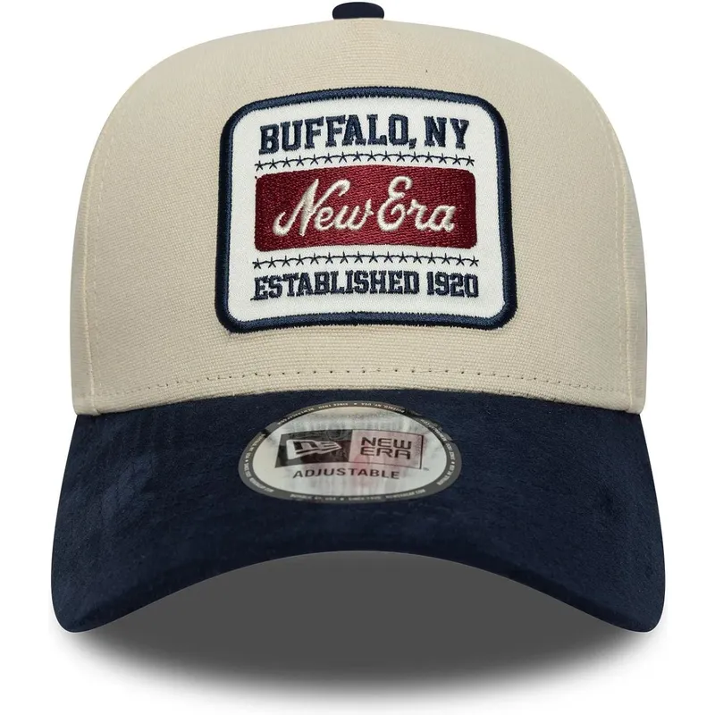 cap-zaoblena-beige-adjustable-strap-e-frame-new-era
