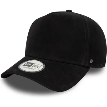 Gorra curva negra ajustable 9FORTY E Frame Img Suede de New Era