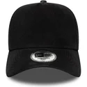 gorra-curva-negra-ajustable-9forty-e-frame-img-suede-de-new-era