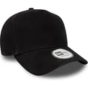 gorra-curva-negra-ajustable-9forty-e-frame-img-suede-de-new-era