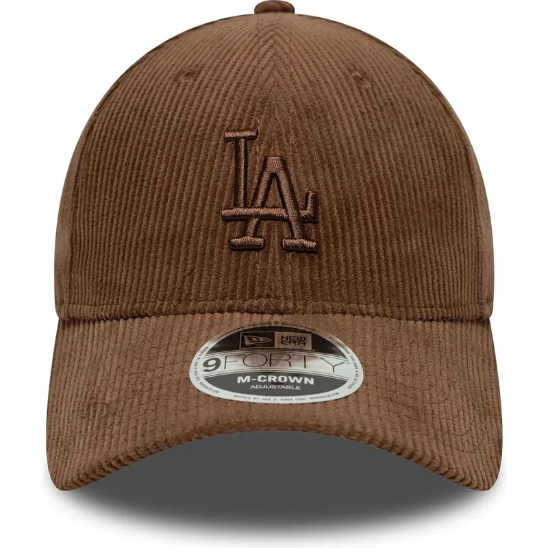 cepice-zaoblena-hneda-nastavitelny-9forty-m-crown-cord-los-angeles-dodgers-mlb-new-era