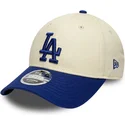 gorra-curva-beige-y-azul-snapback-9forty-m-crown-de-los-angeles-dodgers-mlb-de-new-era