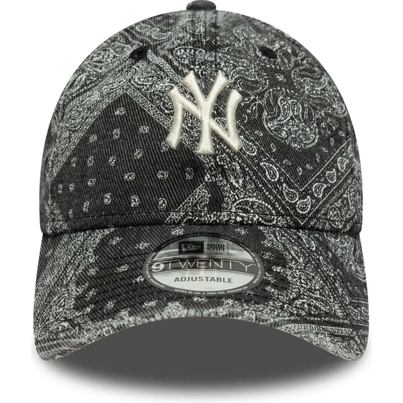 gorra-curva-negra-ajustable-9twenty-washed-paisley-de-new-york-yankees-mlb-de-new-era