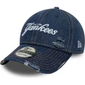 cepice-zaoblena-modra-nastavitelny-9twenty-denim-distress-new-york-yankees-mlb-new-era