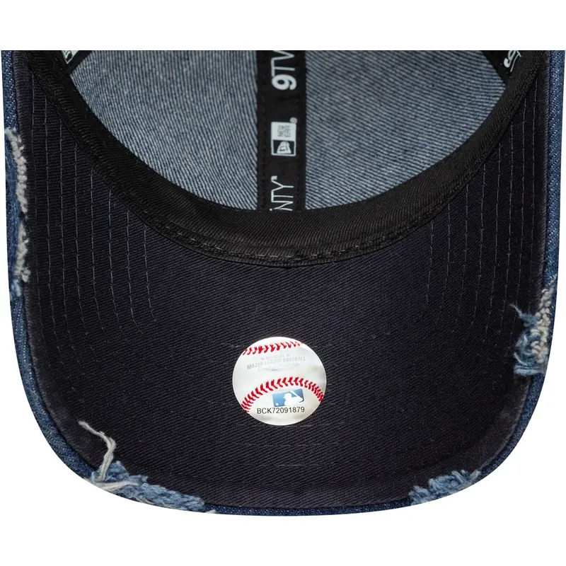 cepice-zaoblena-modra-nastavitelny-9twenty-denim-distress-new-york-yankees-mlb-new-era