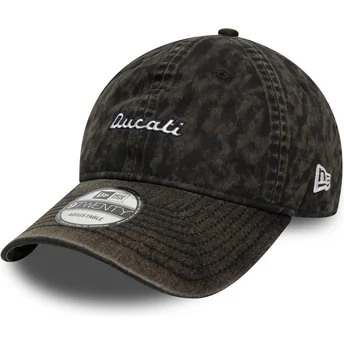 Čepice zaoblená černá nastavitelný pásek 9TWENTY Scrambler Ducati Motor MotoGP New Era