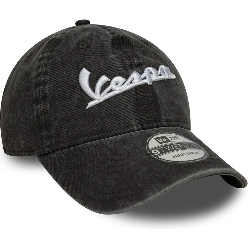 cepice-zaoblena-cerna-nastavitelny-9twenty-washed-vespa-piaggio-new-era