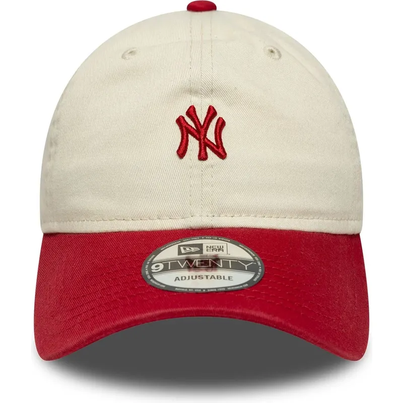 cap-zaoblena-beige-adjustable-strap-9twenty-mini-washed-new-york-yankees-mlb-new-era cap-zaoblena-beige-adjustable-strap-9twenty-mini-washed-new-york-yankees-mlb-new-era