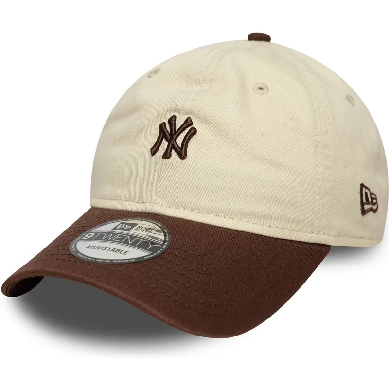 cepice-zaoblena-bezova-nastavitelny-9twenty-mini-washed-new-york-yankees-mlb-new-era