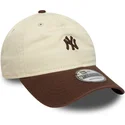 cepice-zaoblena-bezova-nastavitelny-9twenty-mini-washed-new-york-yankees-mlb-new-era