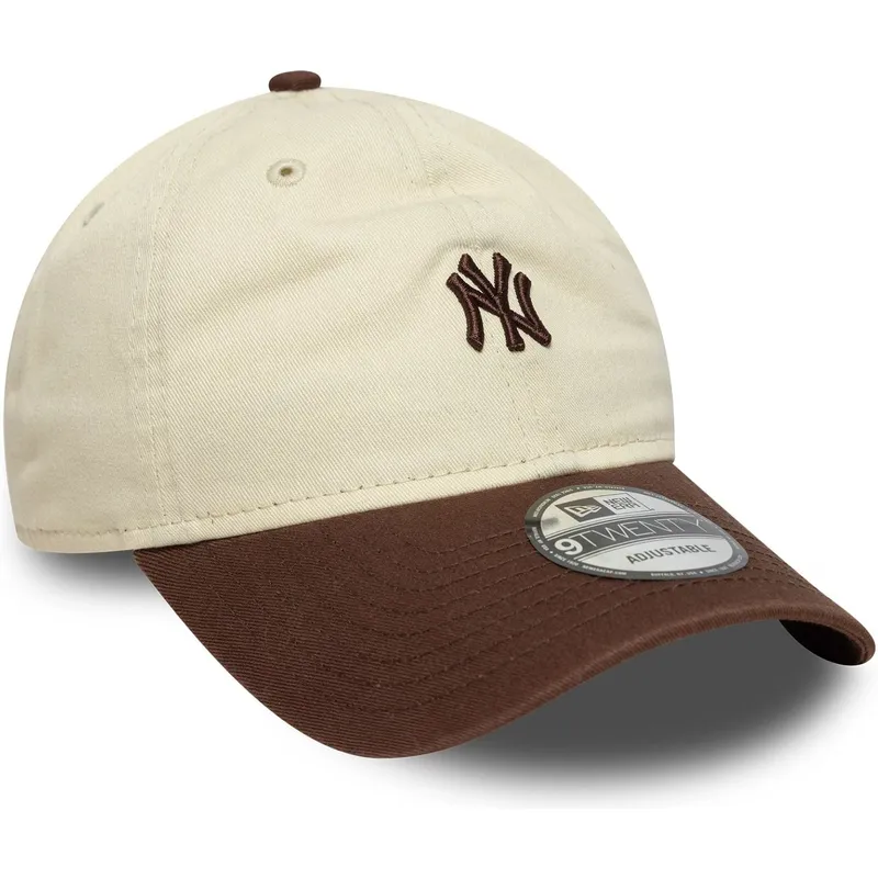 cepice-zaoblena-bezova-nastavitelny-9twenty-mini-washed-new-york-yankees-mlb-new-era