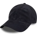 new-era-curved-brim-navy-blue-logo-9twenty-suede-new-york-yankees-mlb-navy-blue-adjustable-cap