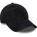 marinbla-bojd-keps-justerbar-med-marinblatt-logo-9twenty-suede-fran-new-york-yankees-mlb-av-new-era