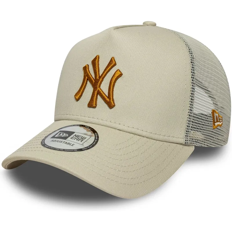 cepice-zaoblena-bezova-snapback-a-frame-league-essential-new-york-yankees-mlb-new-era